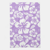 Lavender Hawaiian Tropical Hibiscus Theedoek (Verticaal)