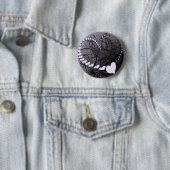 Lavender Heart Swirls Ronde Button 5,7 Cm (In situ)