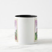 Lavender, Hellebore & relatief van komkommer Mok (Midden)