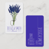 Lavender Herb Bunch Flowers Gardener Florist Visitekaartje (Voorkant / Achterkant)