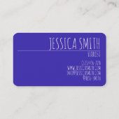 Lavender Herb Bunch Flowers Gardener Florist Visitekaartje (Achterkant)