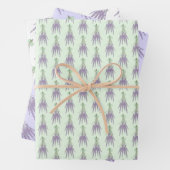 Lavender Herb Flower Bundle Patronen Inpakpapier Vel (In situ)