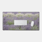 Lavender Herb Garden Floral Bureaumat (Keyboard & Muis)