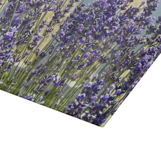 Lavender Herb Garden Floral Snijplank (Hoek)