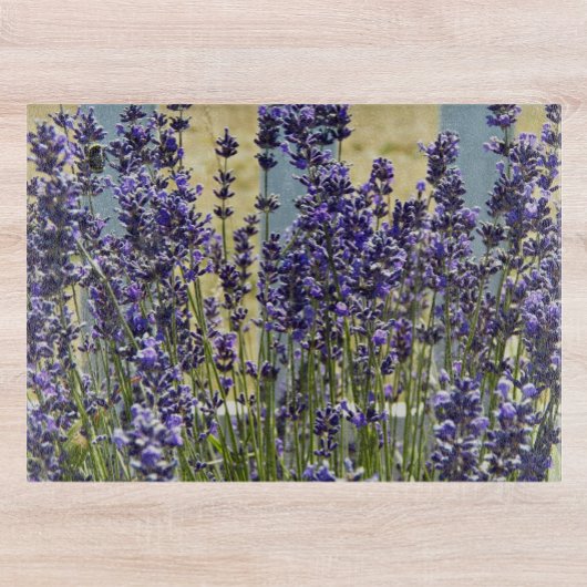 Lavender Herb Garden Floral Snijplank