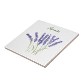 Lavender Herb Greenery Kitchen Green Paars Cerami Tegeltje (Zijkant)