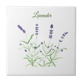 Lavender Herb Greenery Kitchen Green Paars Tegeltje