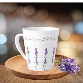 Lavender Herbal Flowers Serenity Latte Mok