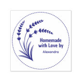 Lavender Homemade With Love Zelfinktende Stempel (Design)