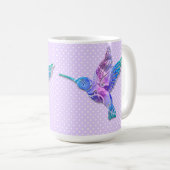 Lavender Hummingbird Mug Koffiemok (Voorkant rechts)