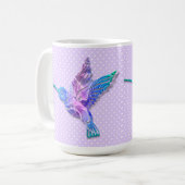 Lavender Hummingbird Mug Koffiemok (Voorkant links)