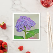 Lavender Hydrangea Blossom Paper Napkin Servetten (Insitu)