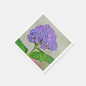 Lavender Hydrangea Blossom Paper Napkin Servetten (Hoek)