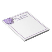 Lavender Hydrangea Business Name Notitieblok (Schuin)