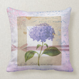Lavender Hydrangea Collage Sierkussen