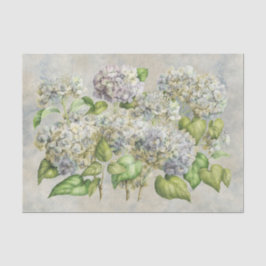  lavender Hydrangea Floral over grijs  Tissuepapier