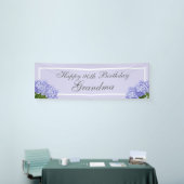 Lavender Hydrangea Happy 90th Birthday Grandma Spandoek (Beurs)
