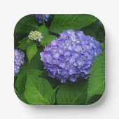 Lavender Hydrangea Papieren Bordje (Voorkant)