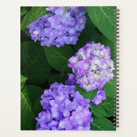 Lavender Hydrangea Planner (Achterkant)