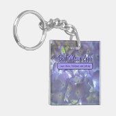 Lavender Hydrangeas beste moeder ooit Sleutelhanger (Voorkant Links)
