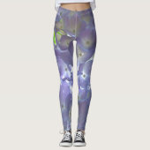 Lavender Hydrangeas Leggings (Voorkant)