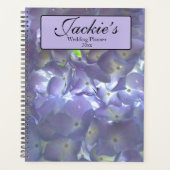 Lavender Hydrangeas licht paarse bruiloft Planner (Voorkant)