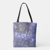 Lavender Hydrangeas paarse floral, Bride Tote Bag (Achterkant)
