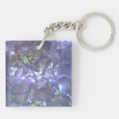 Lavender Hydrangeas paarse florale beste tante ooi Sleutelhanger (Achterkant)