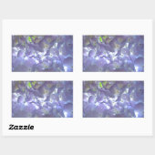 Lavender Hydrangeas Rechthoekige Sticker (Vel)