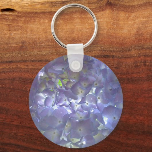 Lavender Hydrangeas Sleutelhanger (Voorkant)