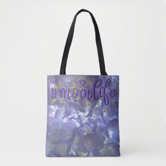 Lavender Hydrangeas Tote Bag (Voorkant)