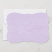 Lavender Hydrangeas zal mijn Bridesmaid zijn. Kaart (Achterkant)