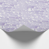 Lavender Ice Wedding Wrapping Paper Cadeaupapier (Hoek)