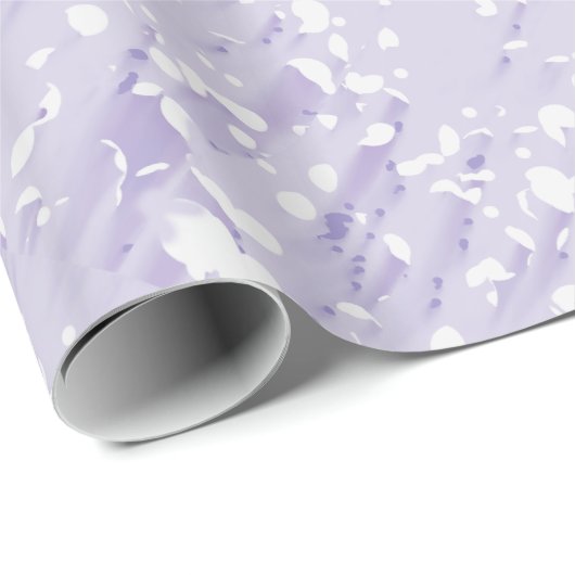 Lavender Ice Wedding Wrapping Paper Cadeaupapier (Rol Hoek)