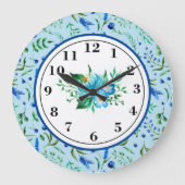 Lavender in blauw grote klok (Voorkant)