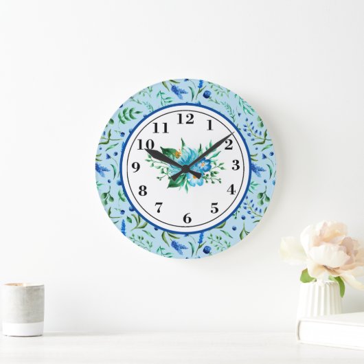 Lavender in blauw grote klok (Huis)