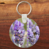 Lavender in bloei sleutelhanger (Voorkant)