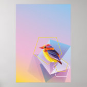 Lavender in Blue Songbird Poster (Voorkant)