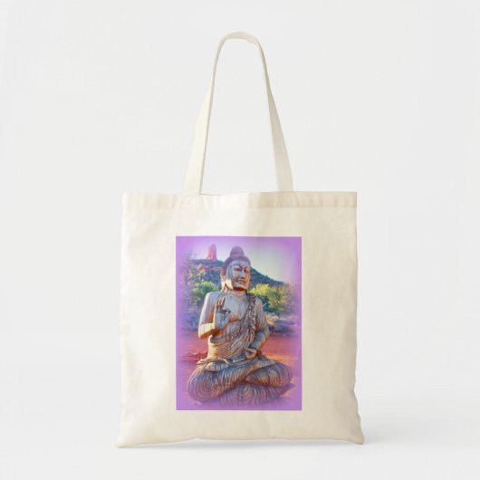 lavender in boeddha tote bag (Voorkant)
