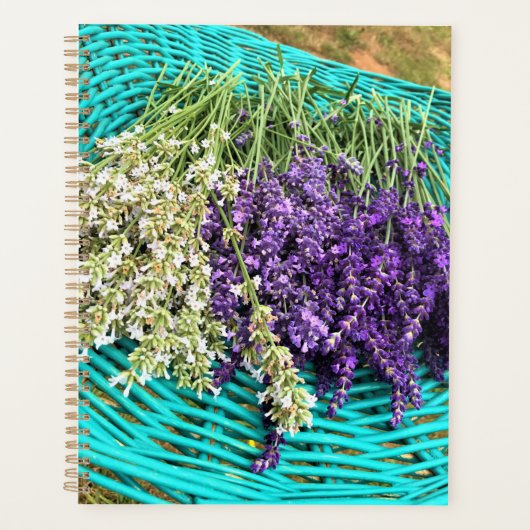 Lavender in een mandje planner (Voorkant)