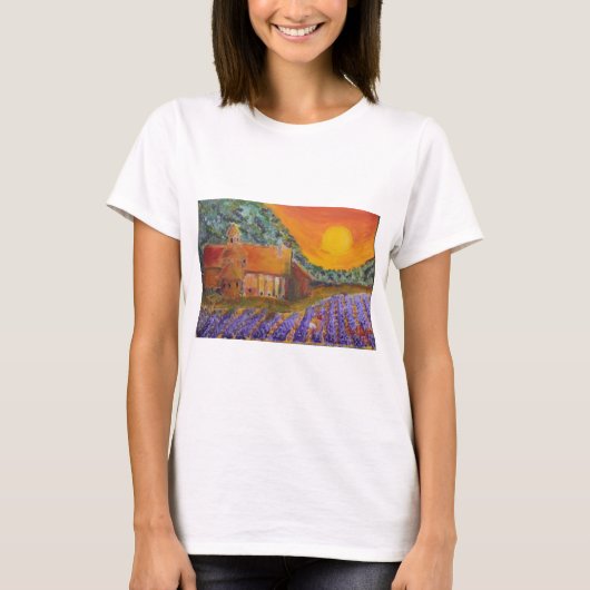 Lavender in Provence T-shirt (Voorkant)