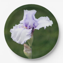  Lavender Iris Floral Foto Papieren Bordje