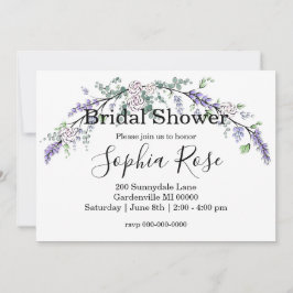 Lavender Ivory Roos en Eucalyptus Kaart