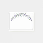 Lavender Ivory Roos en Eucalyptus Post-it® Notes (Voorkant)