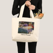 Lavender, J'adore France! Grote Tote Bag (Voorkant (product))