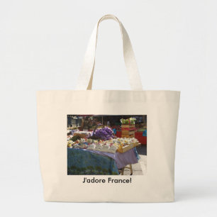 Lavender, J'adore France! Grote Tote Bag