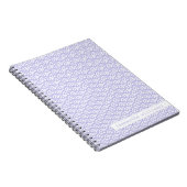 Lavender Japans Seigaiha Pattern Notitieboek (Rechterzijde)