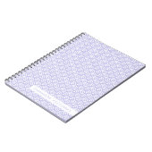 Lavender Japans Seigaiha Pattern Notitieboek (Linkerzijde)