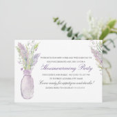 Lavender Jar Housewarming Party Kaart (Staand voorkant)