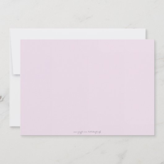 Lavender Jar Housewarming Party Kaart (Achterkant)